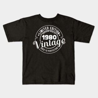 1980 VINTAGE - 41Th BIRTHDAY GIFT Kids T-Shirt